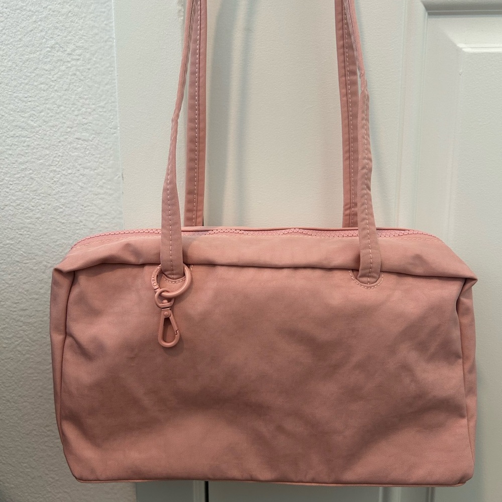 BAGGU Bowler Rose Tan Like New (Smaller Size)